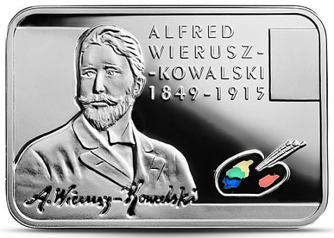 Moneta 20 zł Alfred Wierusz-Kowalski 2015 r.