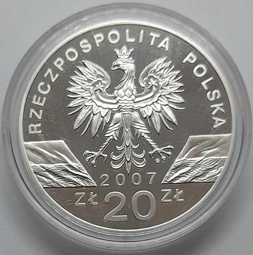 Moneta 20 zł Foka szara 2007