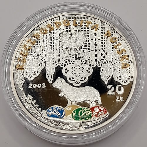 Moneta 20 zł Śmigus-Dyngus 2003