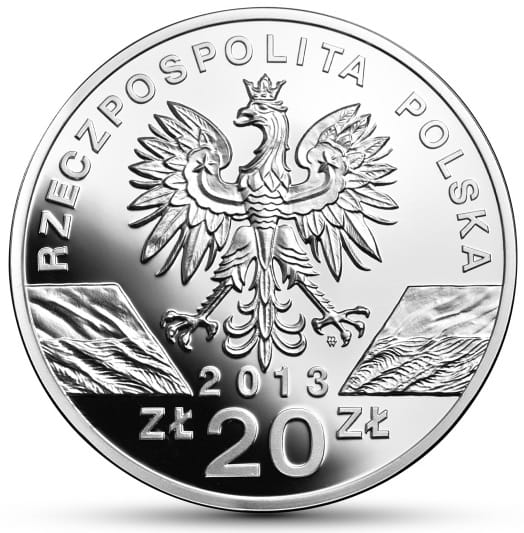 Moneta 20 zł Żubr 2013