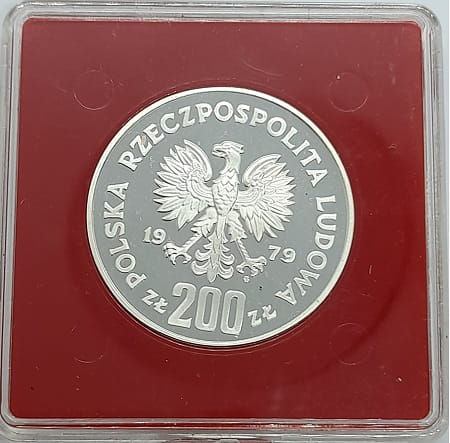 Moneta 200 zł Mieszko I próba 1979 r.