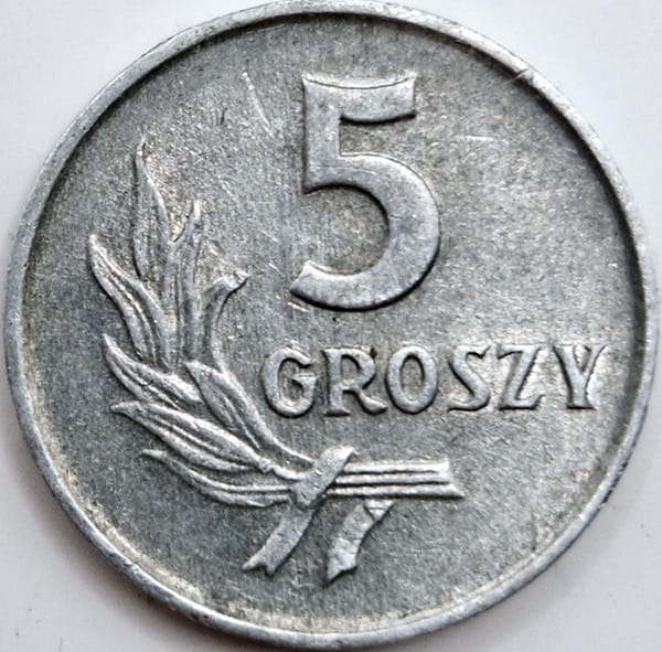 Moneta 5 groszy 1963