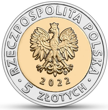 Moneta 5 zł klasztor na Świętym Krzyżu 2022