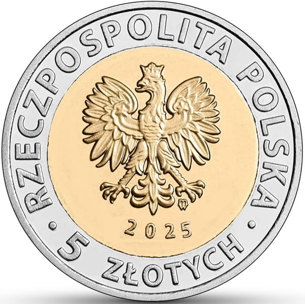 Moneta 5 zł Tykocin 2025