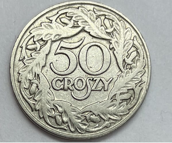 Moneta 50 groszy 1923 stan 2/3