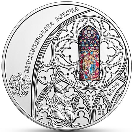 Moneta 50 zł Kościół Mariacki 2020 r.
