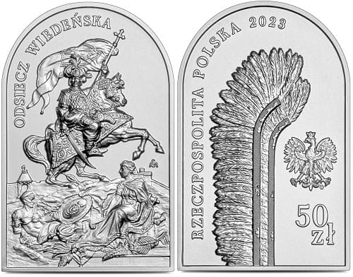 Moneta 50 zł Odsiecz wiedeńska 2023