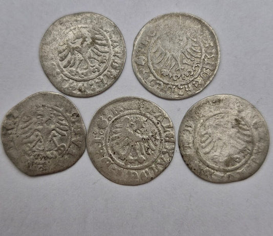 Moneta Półgrosz Aleksander Jagiellończyk 1502-1506 oryginalne