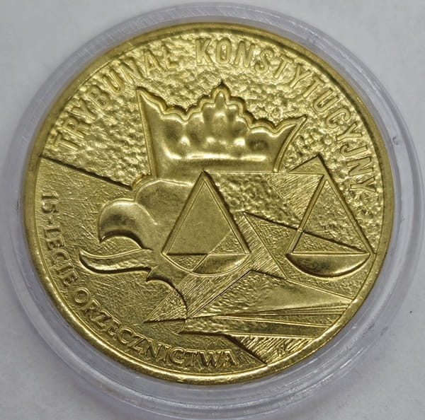 Moneta 2 zł 15-lecie Trybunału Konstytucyjnego 2001