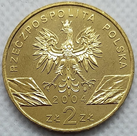 Moneta 2 zł Morświn 2004
