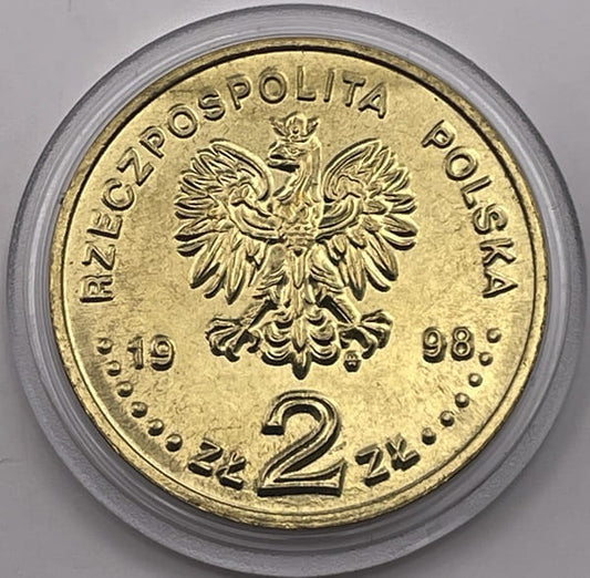 Moneta 2 zł Nagano 1998