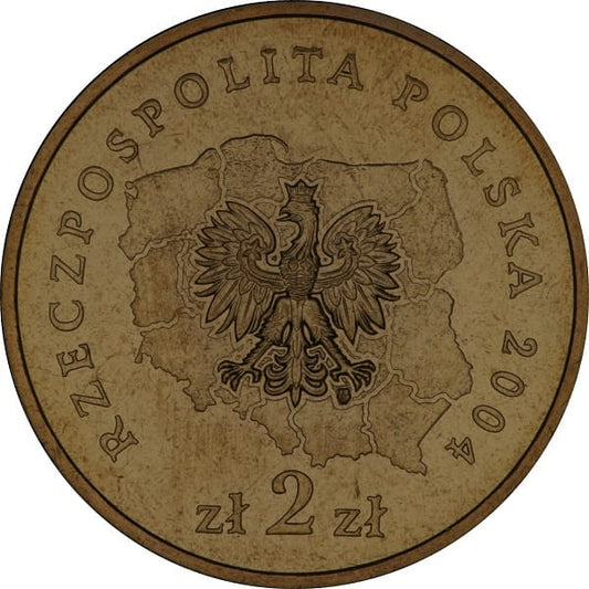 Moneta 2 zł Województwo Kujawsko-Pomorskie 2004