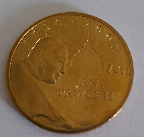 Moneta 2 zł Papież Jan Paweł II 2005