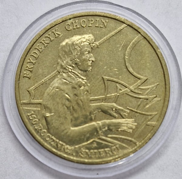 Moneta 2 zł Fryderyk Chopin 1999