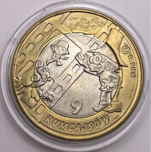 Moneta zastępcza 9 Rumcajsów Jiciń 2011