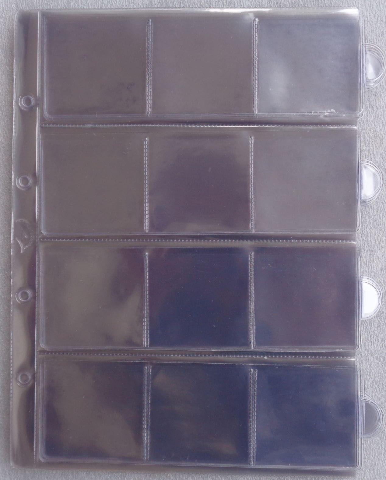 Strona B5 segregator na 12 Monet wsuwane Kolekcjoner