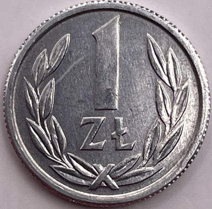 Moneta 1 złoty 1989 stan 1 mała