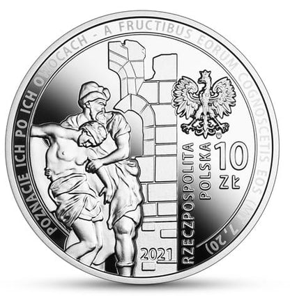 Moneta 10 zł  30-lecie wznowienia działalności Caritas Polska 2021