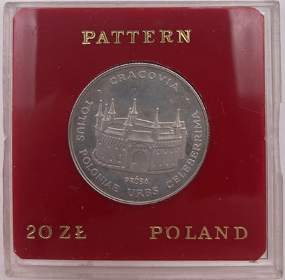 Moneta 20 zł Barbakan Karków 1981 r. próba