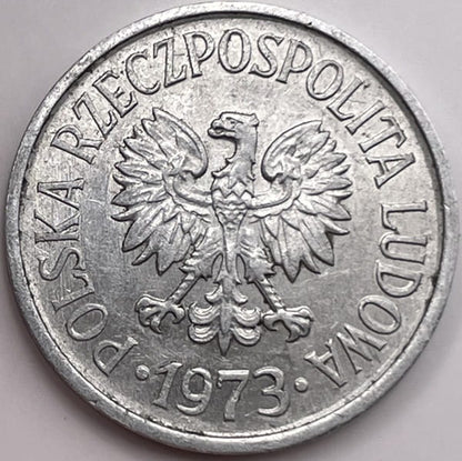 Moneta 20 groszy 1973 r. b.z. stan 2