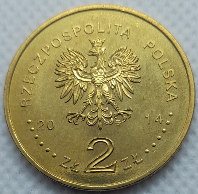 Moneta 2 zł Kanonizacja Jana Pawła II 2014