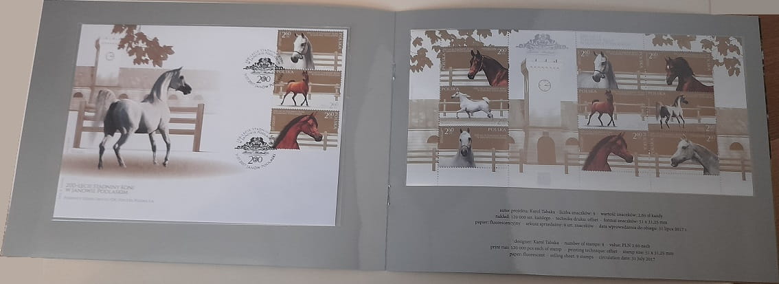Folder 200-lecie stadniny koni w Janowie Podlaskim 2017