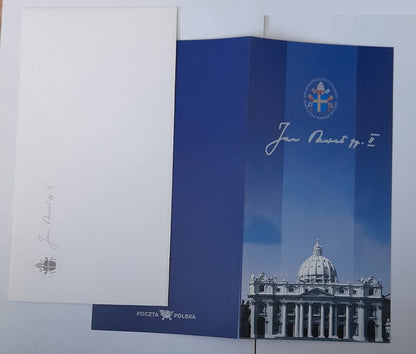 25 rocznica Pontyfikatu Jana Pawła II  Folder 2003 srebro