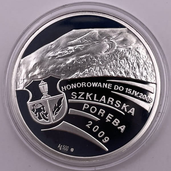 Moneta zastępcza 4 Talary Karkonoskie Szklarska Poręba 2009 r.