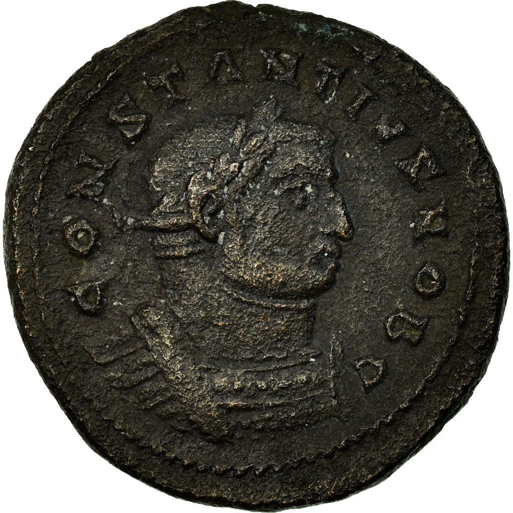 Moneta, 
  
  Konstancjusz I, 
  
  Follis