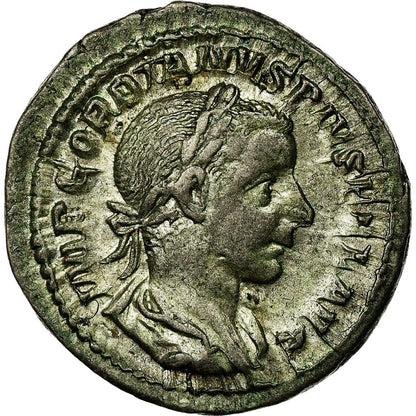 Moneta, 
  
  Gordian III, 
  
  Denar