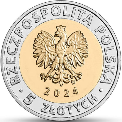 Moneta 5 zł Zamek w Łańcucie 2024