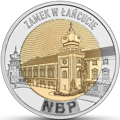 Moneta 5 zł Zamek w Łańcucie 2024