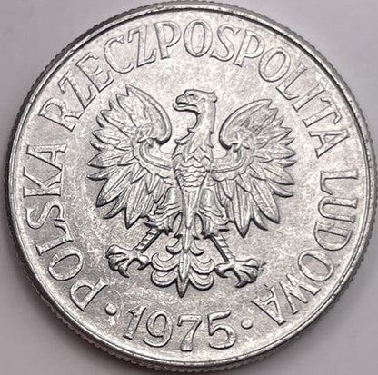Moneta 50 groszy 1975 r. b.z. stan 1