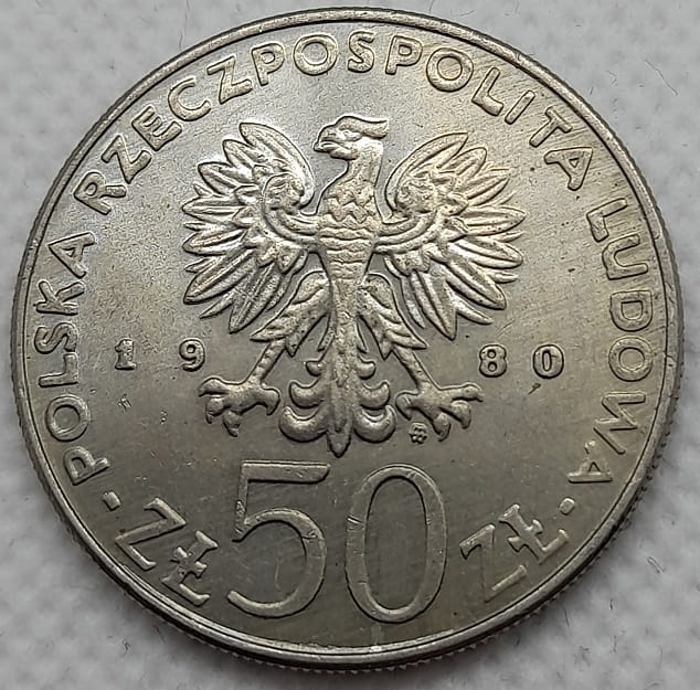 Moneta 50 zł Bolesław Chrobry 1980