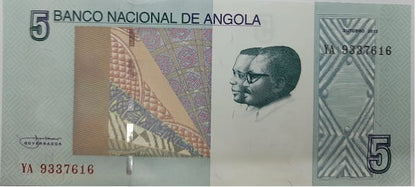 Angola banknot  5 Kwanzas  2012
