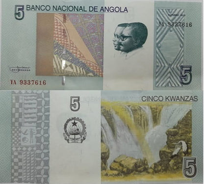 Angola banknot  5 Kwanzas  2012