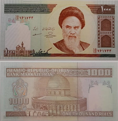 Iran banknot 1000 Rials  2004 UNC