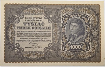 Banknot 1000 marek 1919 r. stan 1