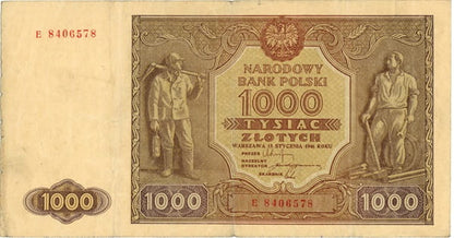 Banknot 1000 zł 1946