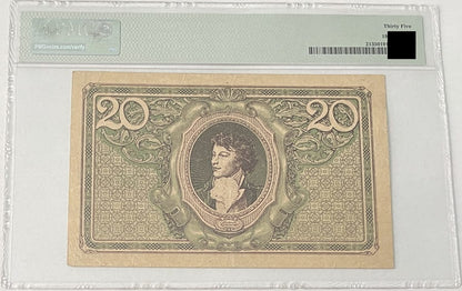 Banknot 20 marek 1919 r. PMG 35
