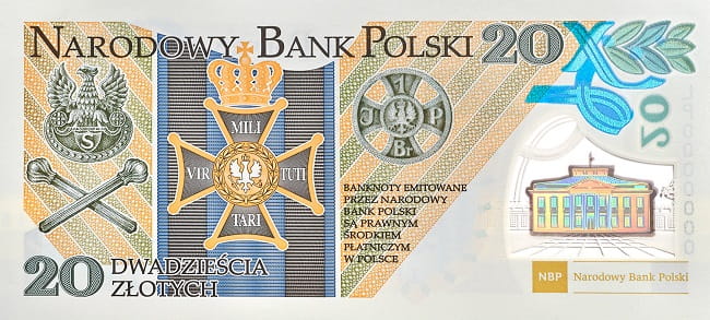 Banknot 20 zł 100. rocznica utworzenia Legionów Polskich 2014
