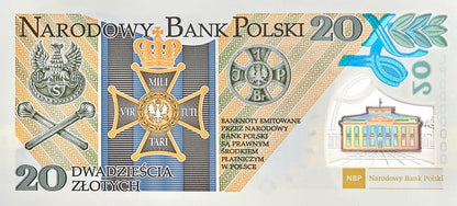 Banknot 20 zł 100. rocznica utworzenia Legionów Polskich 2014