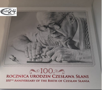 Czesław Słania Mistrz Stalorytu Folder + FDC Słani