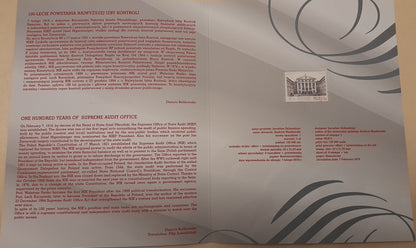 Folder 100-lecie Najwyższej Izby Kontroli NIK 2019 r.