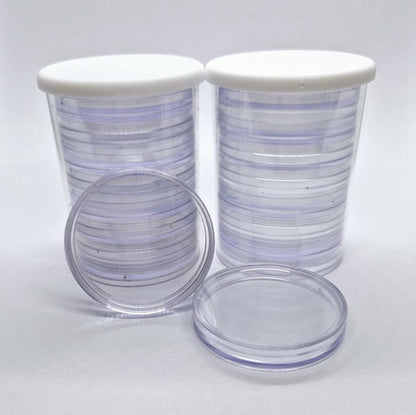 Kapsle na monety 39 mm 8 szt ekonomiczne