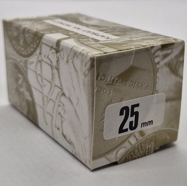 Kapsle na monety Kolekcjoner 25 mm 10 szt