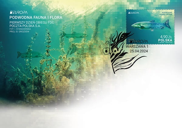 Koperta FDC Europa 2024 Podwodna fauna i flora 2024 5376