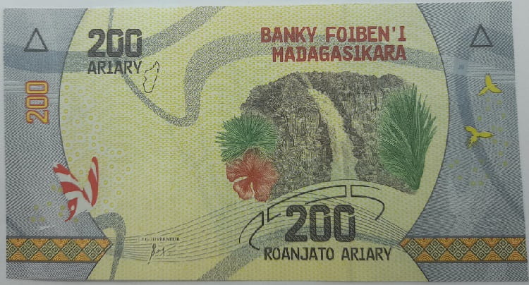 Madagaskar banknot 200 ariary 2017 UNC