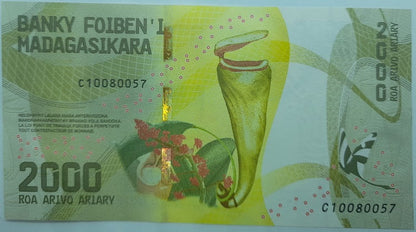 Madagaskar banknot 2000 Ariary  2017 r. UNC