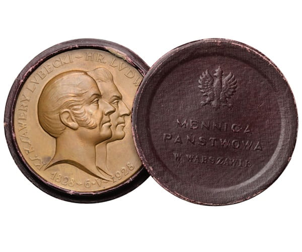 Medal 100-lecie Banku Polskiego 1829 -1929 pudełko 1928